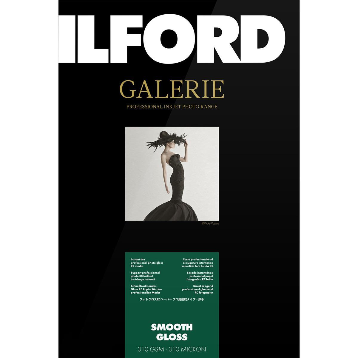 Ilford Smooth Glossy Fine Art Paper (8.5×11″), 250 Sheets #2001740
