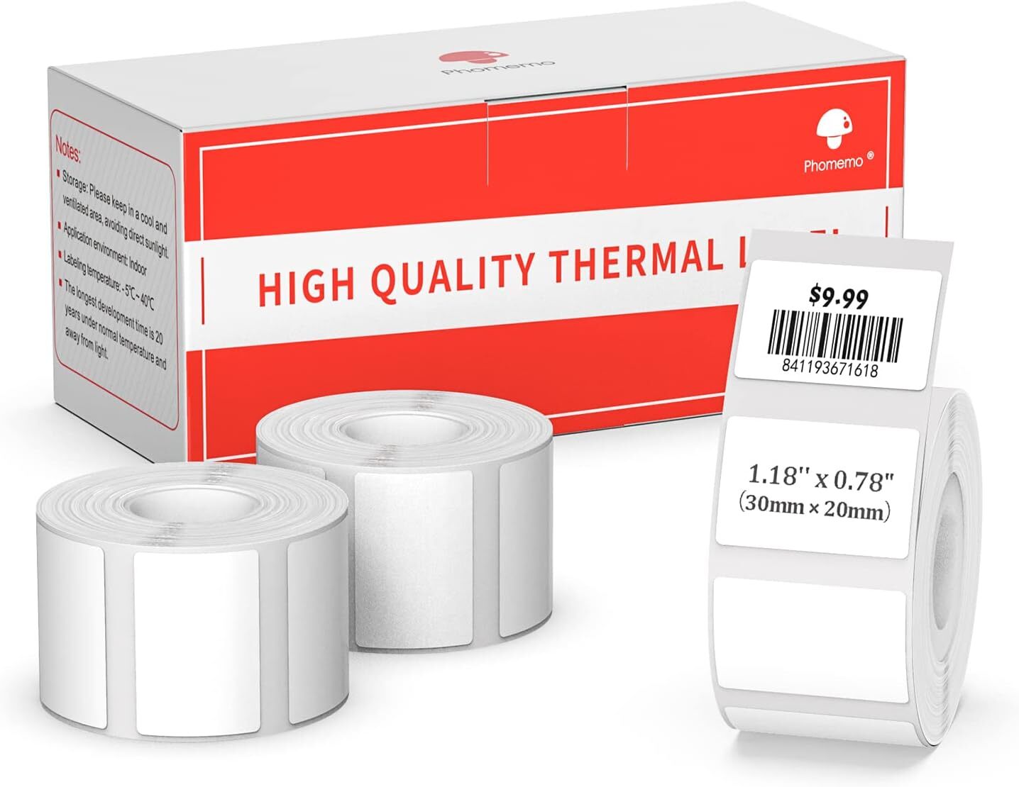 Thermal Sticker Paper Self-Adhesive Label for Phomemo M110 M120 M220 Printer