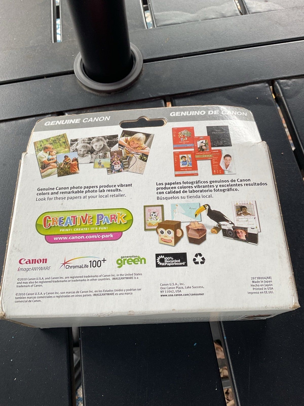 Canon Ink and Photo Paper Combo Pack Factory Sealed 2010 BNIB