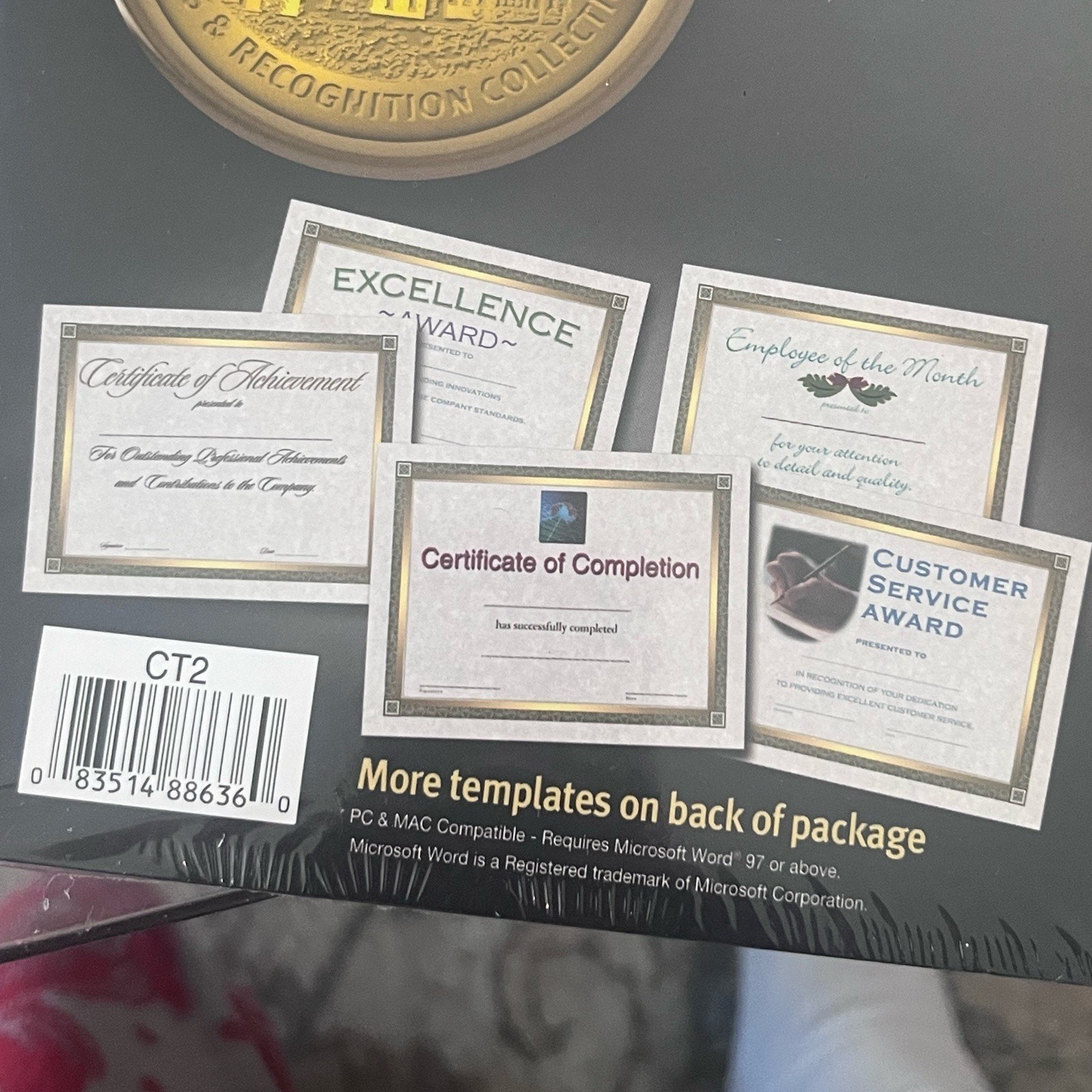 Southworth Certificates Parchment Paper wtih CD Business Certificates Awards NEW