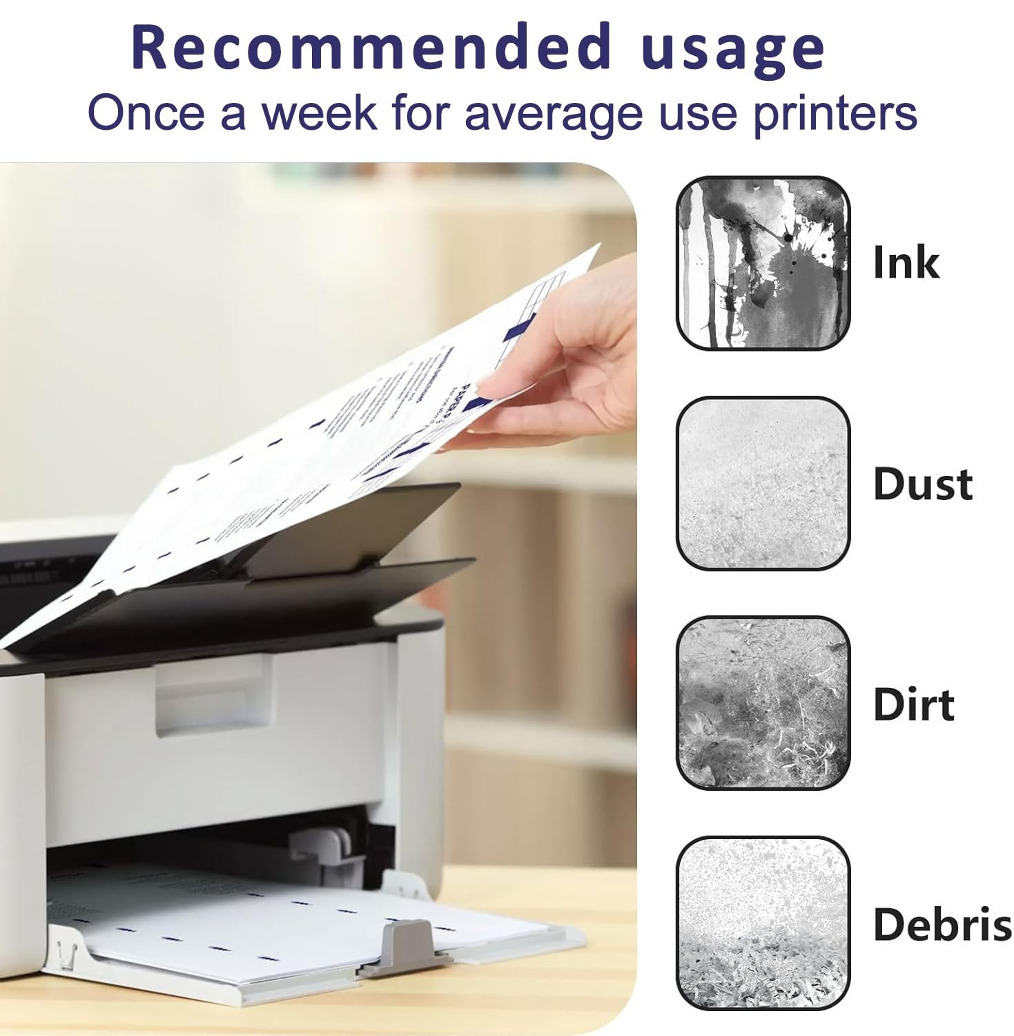 Original Printer Cleaning Sheets – Reliable Solution for Cleaning Rollers & F…