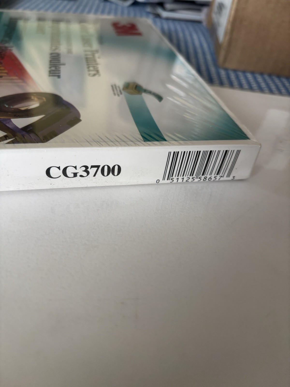 (NEW) 3M Transparency Film For Color Laser Printers CG3700 (50 Sheets)SEALED BOX