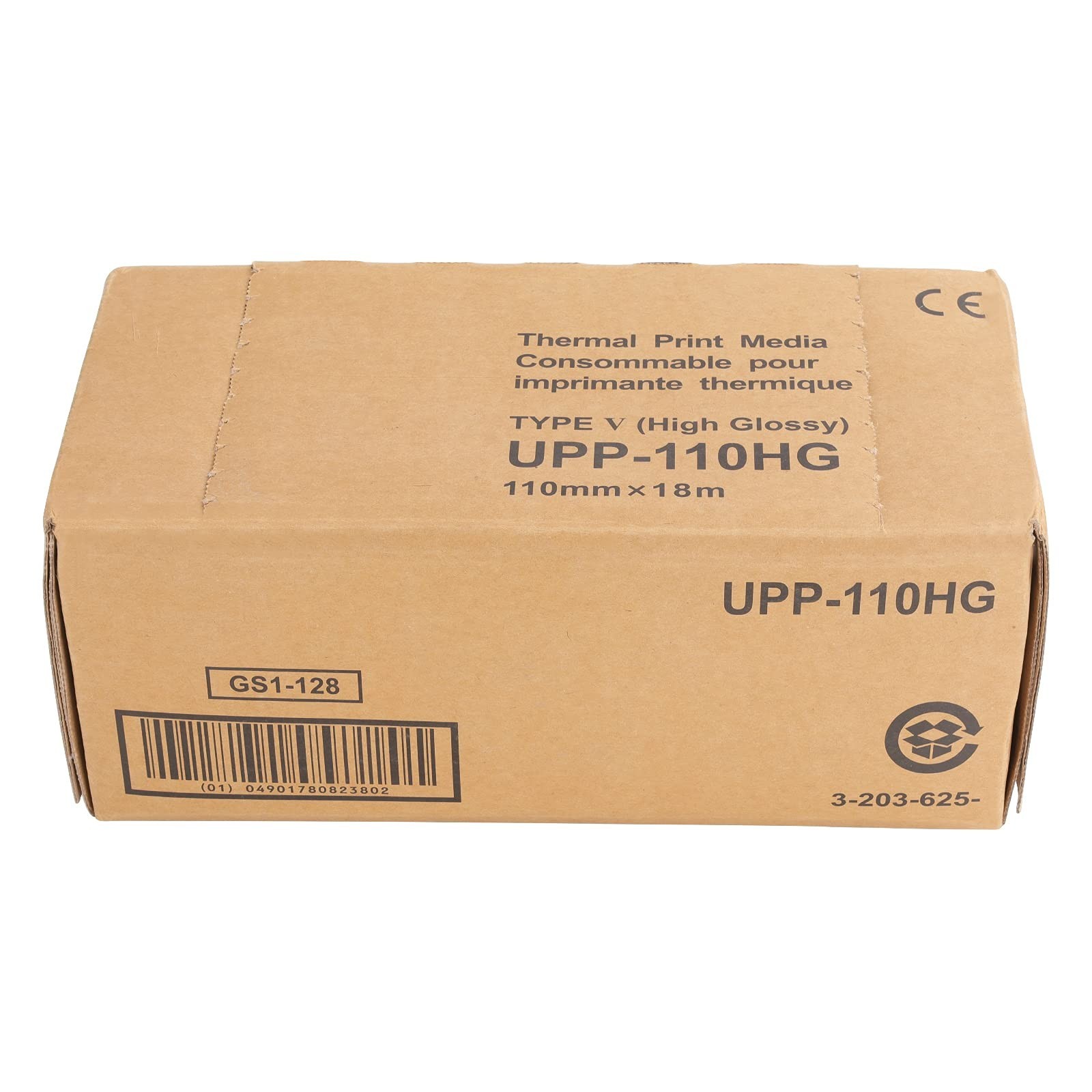 High Gloss Ultrasound Paper Film 10 Rolls, 110mm x 18m, Compatible Replacement