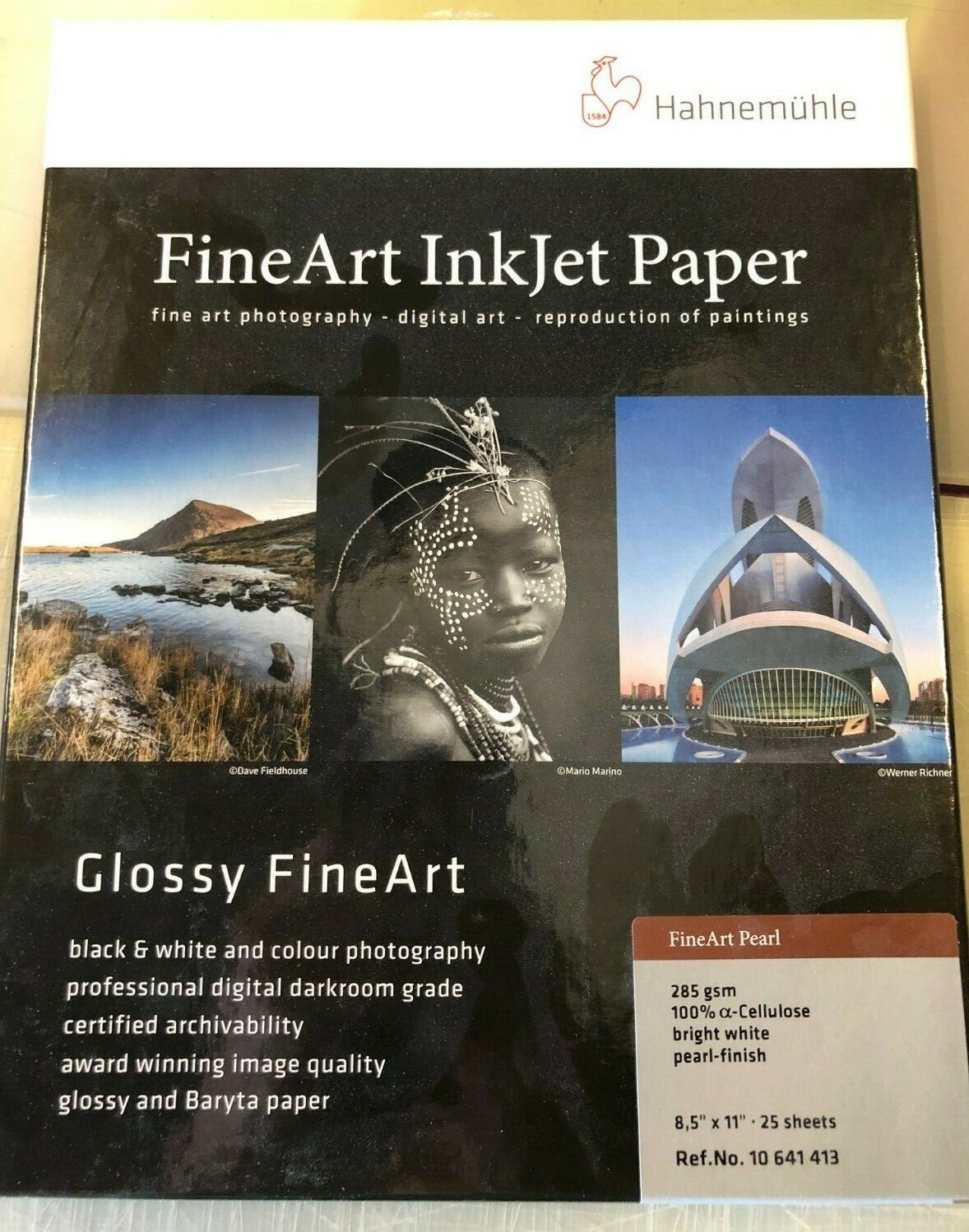 Hahnemuhle FineArt Pearl, 8.5″ X 11″, 25 sheet box, 285 GSM #10641413