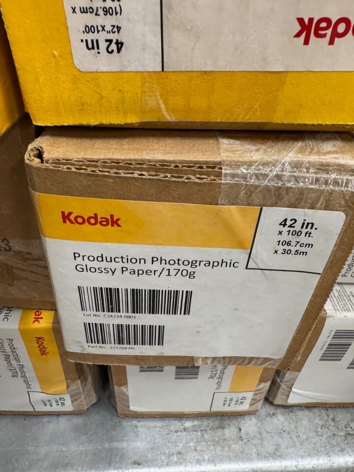 Kodak Production Photographic Glossy Paper 170 gm, 42″ x 100′ Roll