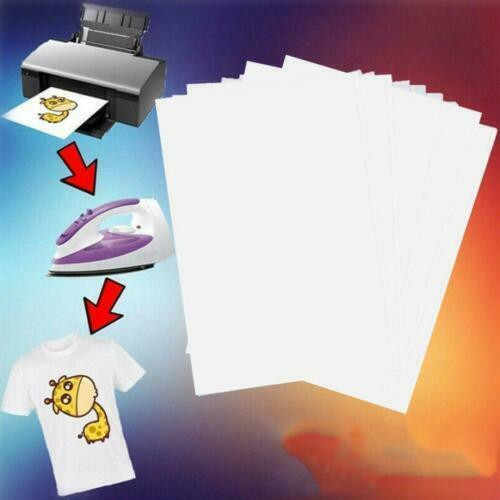 40 pc A3 T-Shirt Transfer Paper Iron-on for Dark Colored Fabrics DIY