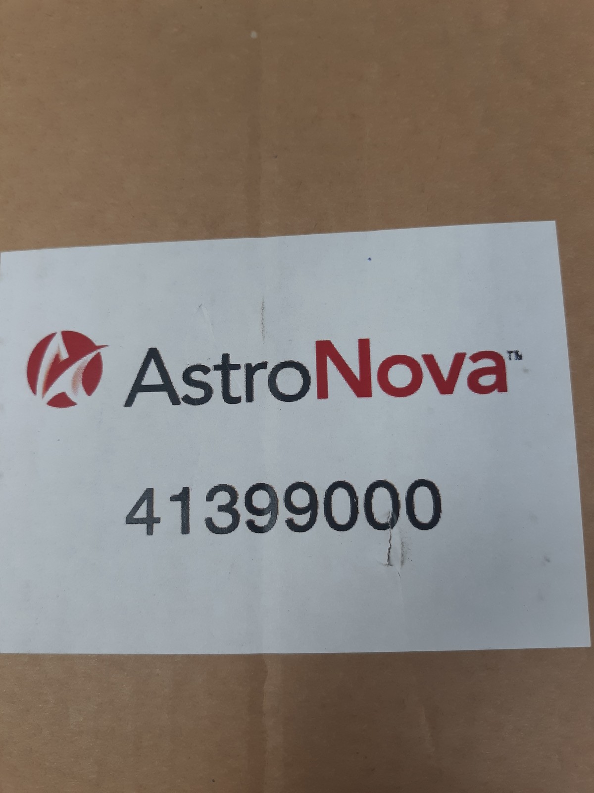 AstroNova 41399000 Thermal Transfer Label Sheets White Pack of 100