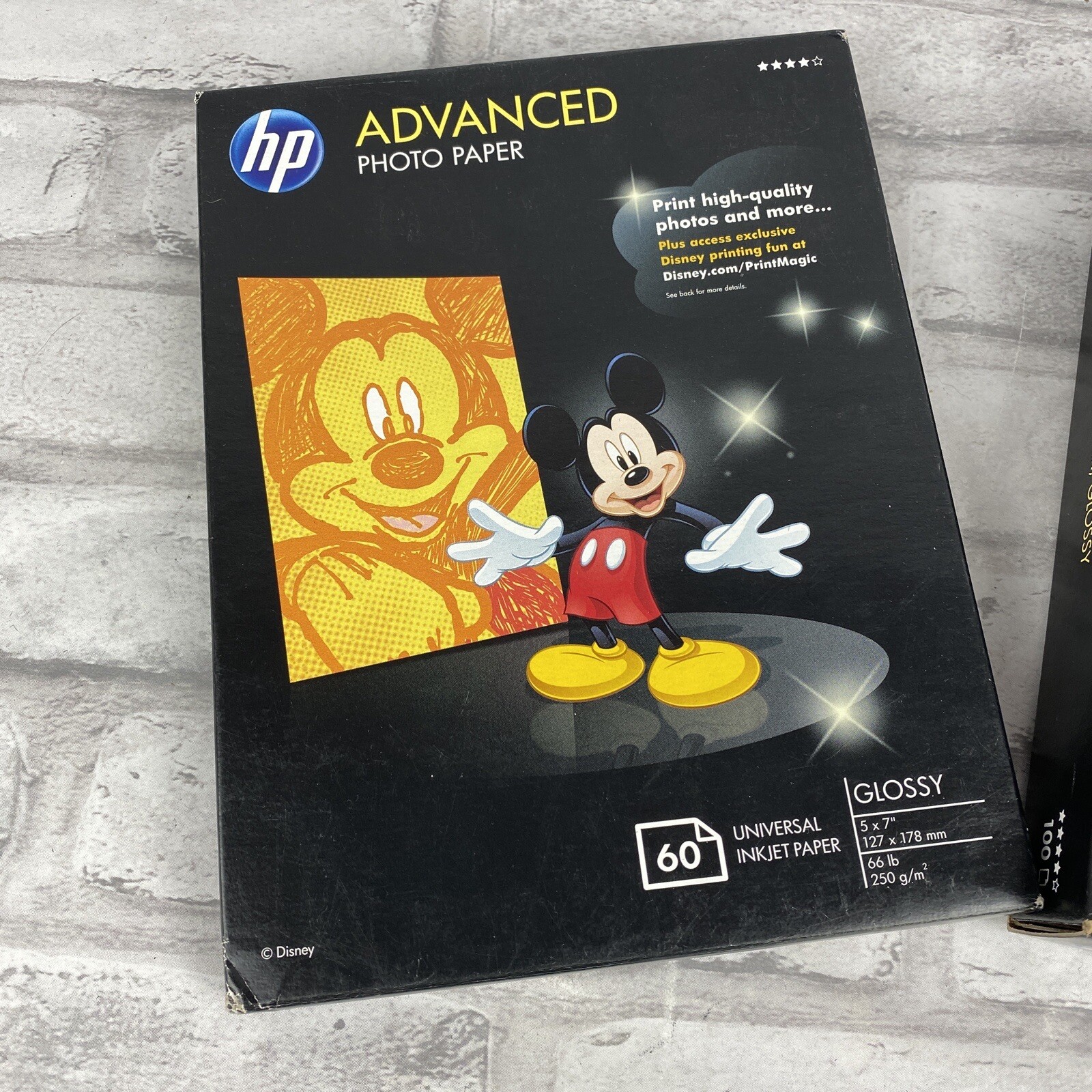 HP Advanced Universal Inkjet Glossy Photo Paper Lot of 2 4×6 100ct and 5×7 60ct