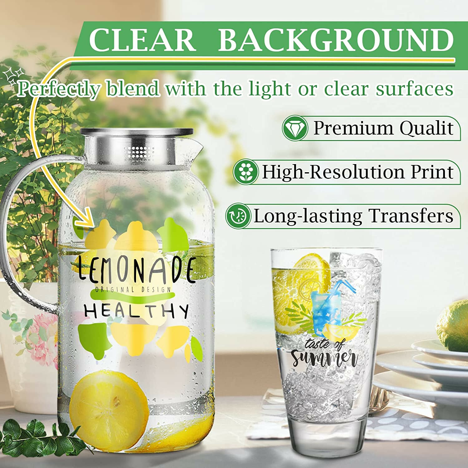 Koala Premium CLEAR Waterslide Decal Paper LASER 20 Sheets Water Slide Transfer