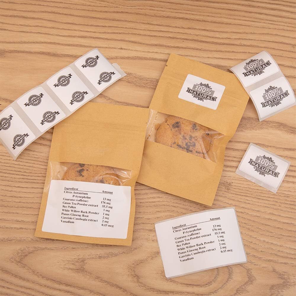 3 Rolls Phomemo M110/M100 Self-Adhesive Labels Sticker Thermal Paper 40x30mm