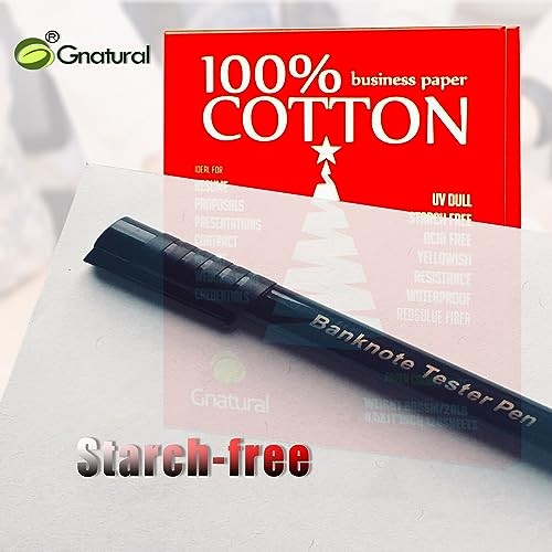 100% Cotton, 8.5 x 11 Inch, 20lb/80GSM,with Red & Blue 80 GSM 120 Sheets