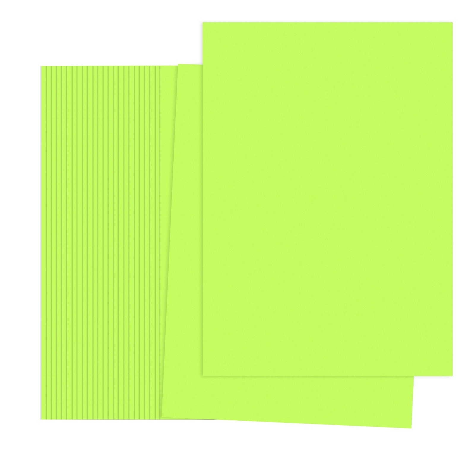 Fluorescent Green Color Copy Paper, 50 Sheets 11.7×8.3″ A4 70gsm