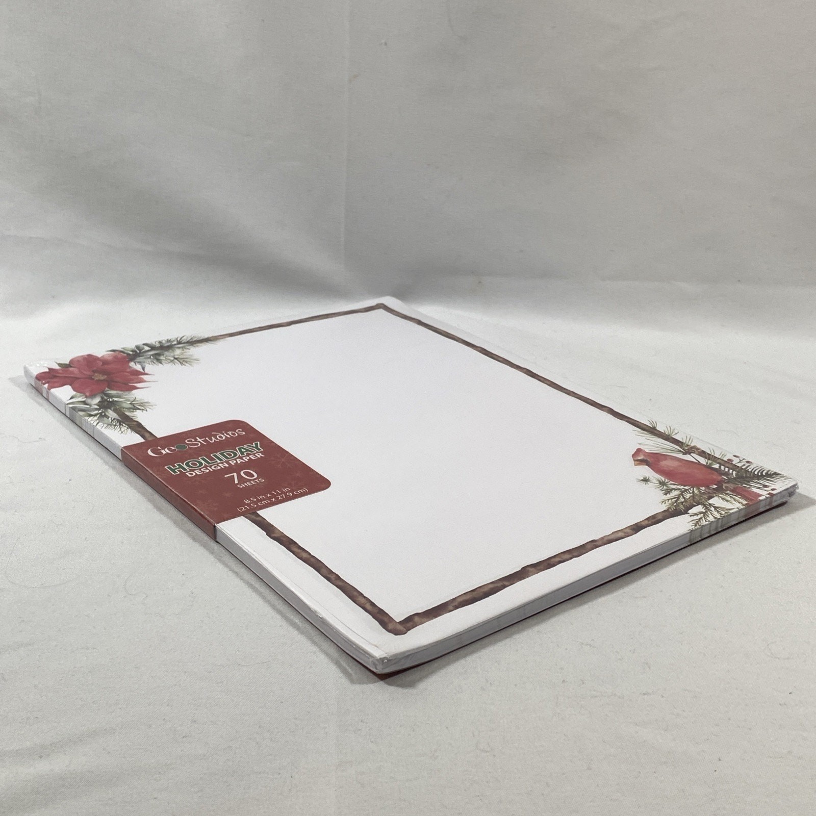 Geo Studios Holiday Design Printer Paper Christmas Letter 70 Sheets Cardinal