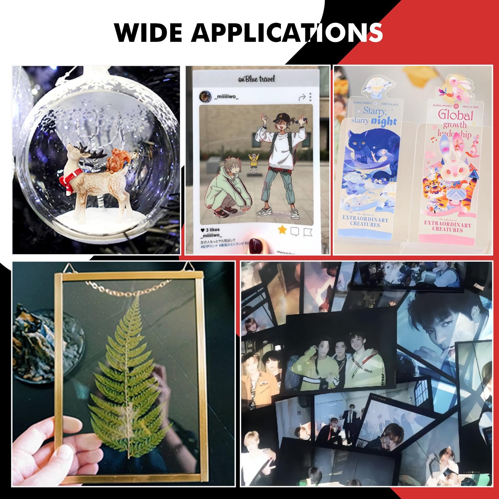 50 Sheets 8.5x11in 100% Clear Inkjet Transparency Film Paper for Crafting