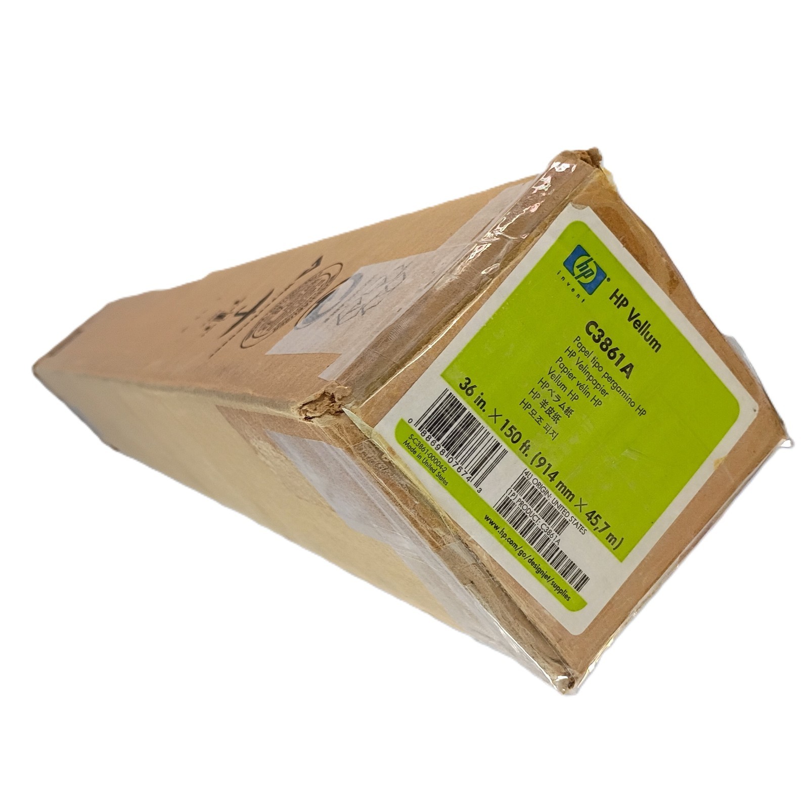 HP C3861A Vellum Paper Roll 36″ x 150′ Matte Large Format DesignJet