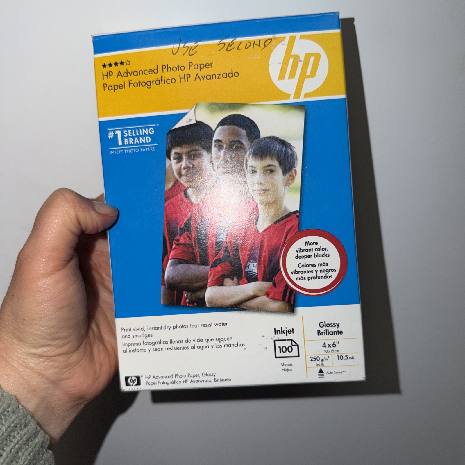Hewlett Packard Q6638A 4 x 6 inch Glossy Printer Paper – 100 Sheets