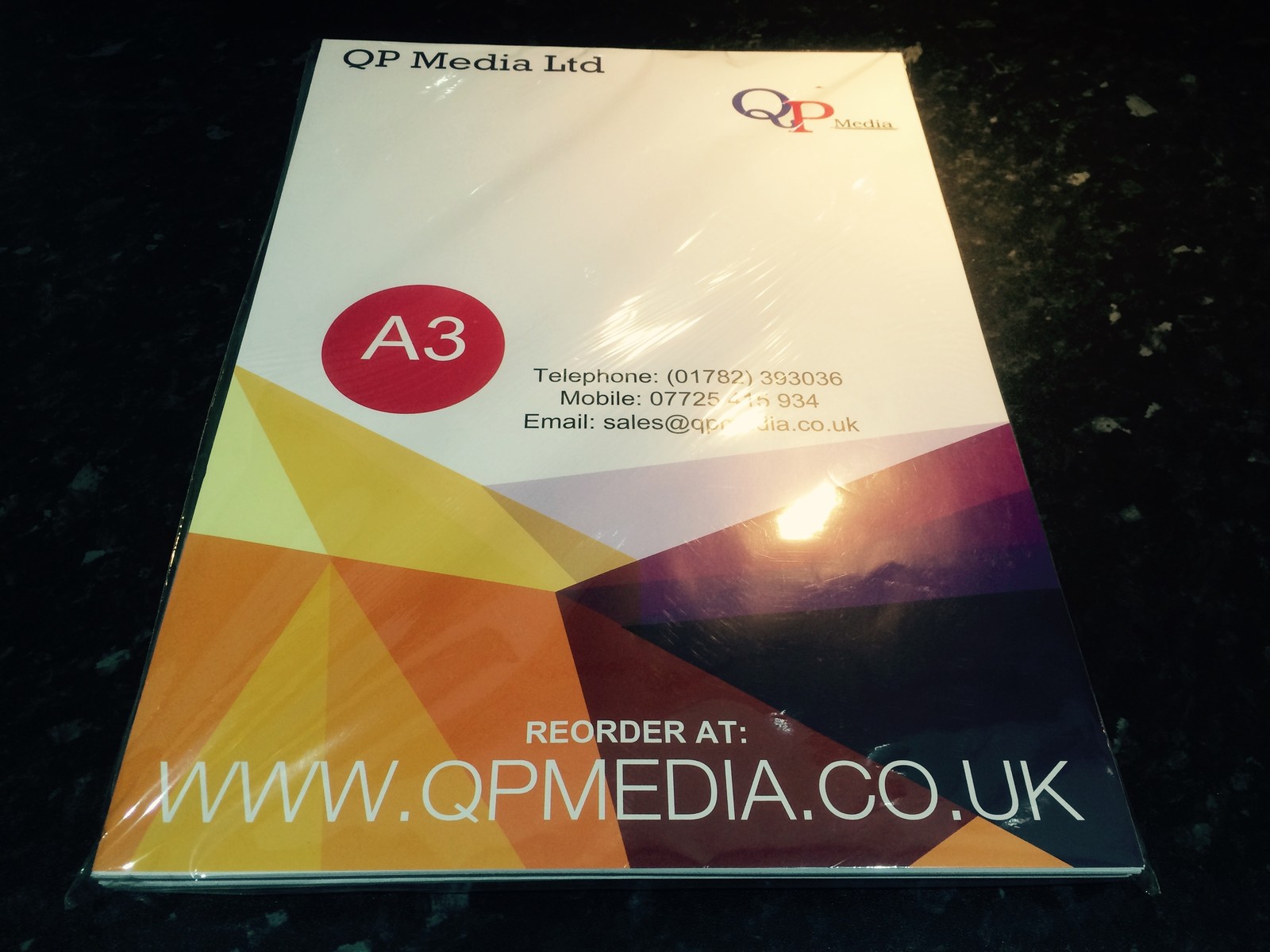 A3 Clear Premium Photo Quality Self Adhesive Inkjet Printable Vinyl (20 Sheets)