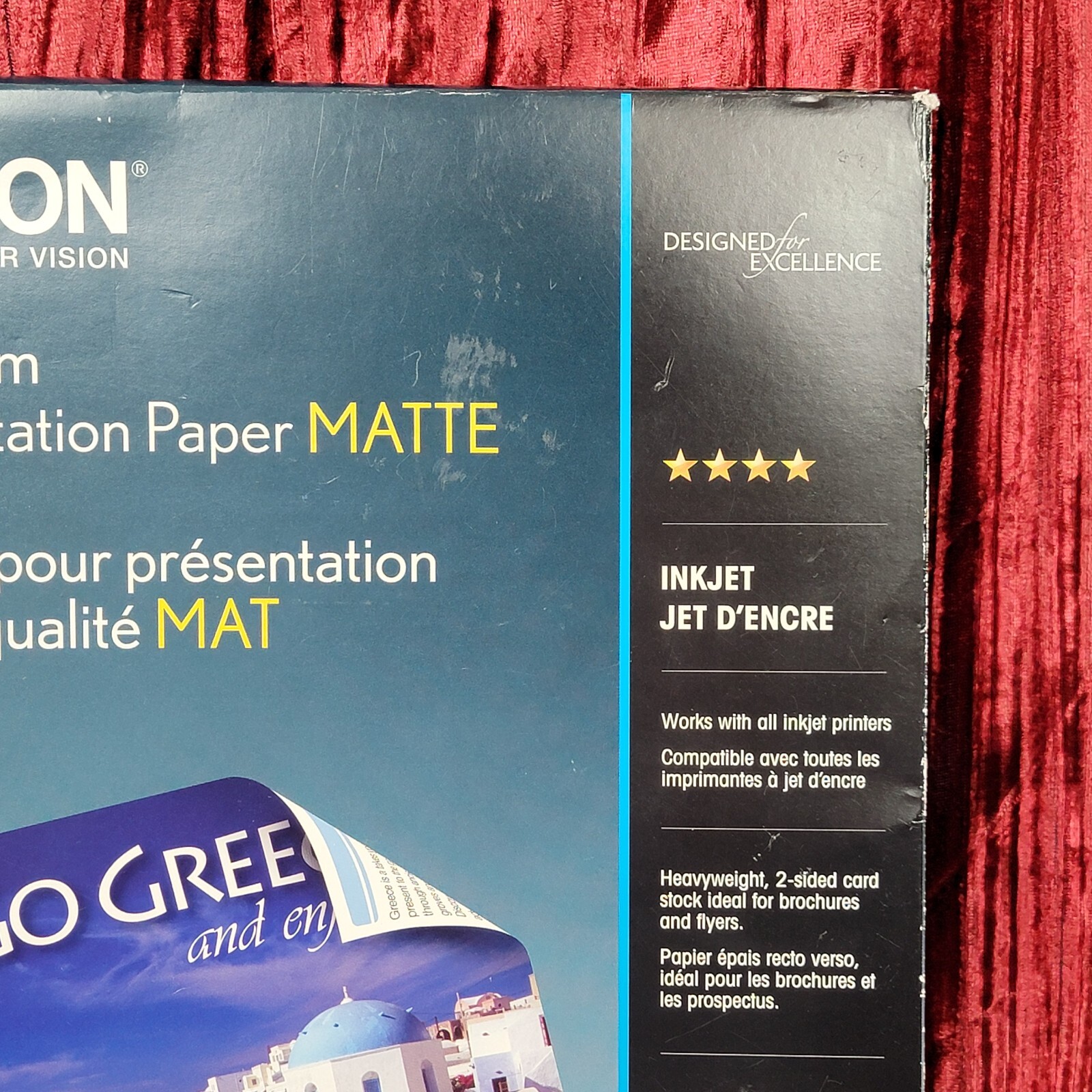 NIP NEW Epson Premium Presentation Paper MATTE 8.5×11″ Double-sided 50 Sheets