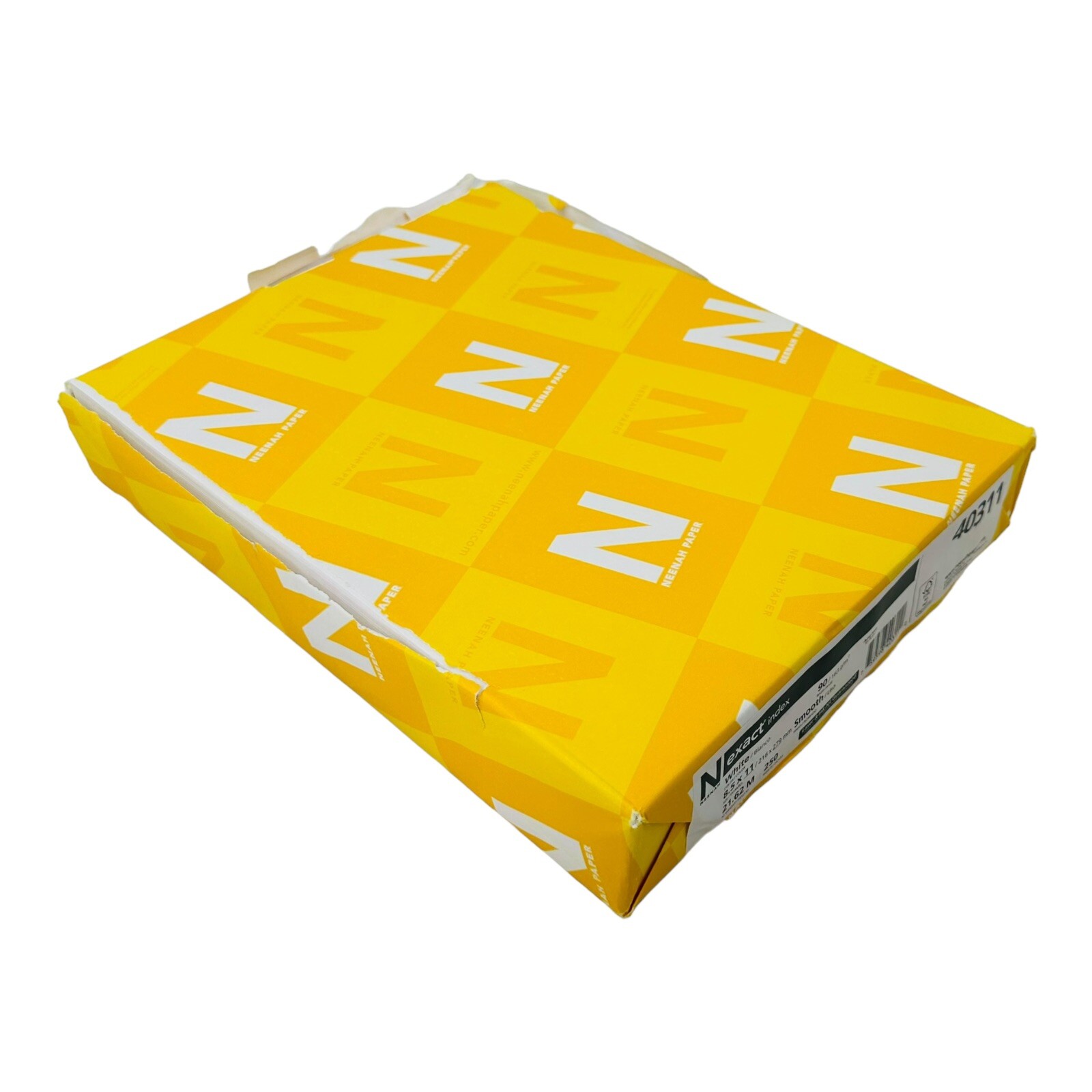 250 Sheets Neenah Exact Index 8.5″ x 11″ White Printer Paper 90 Basis