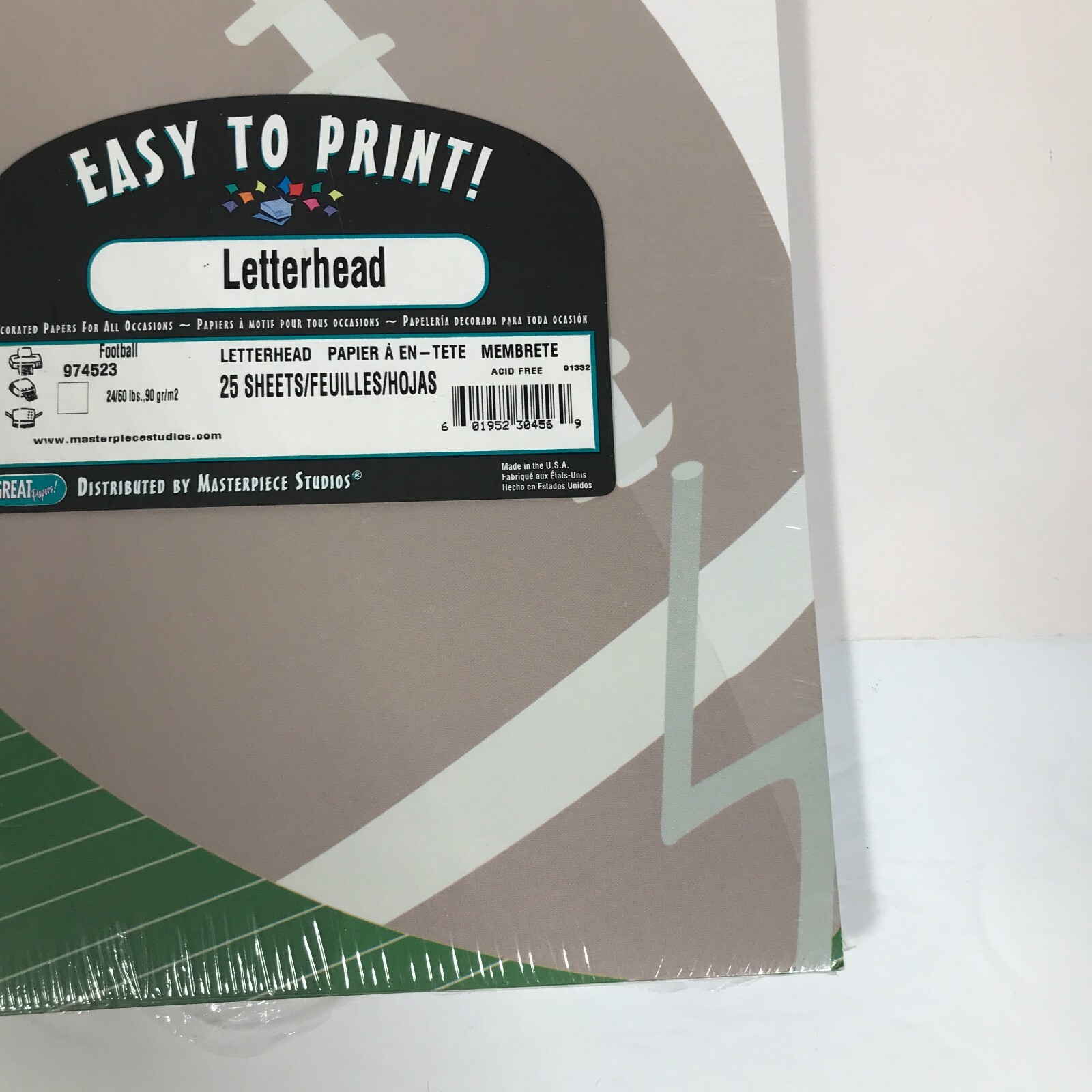 Great paper Kinkos Gibson 50ct/25ct Sports Football 8.5in X 11in Printer Paper
