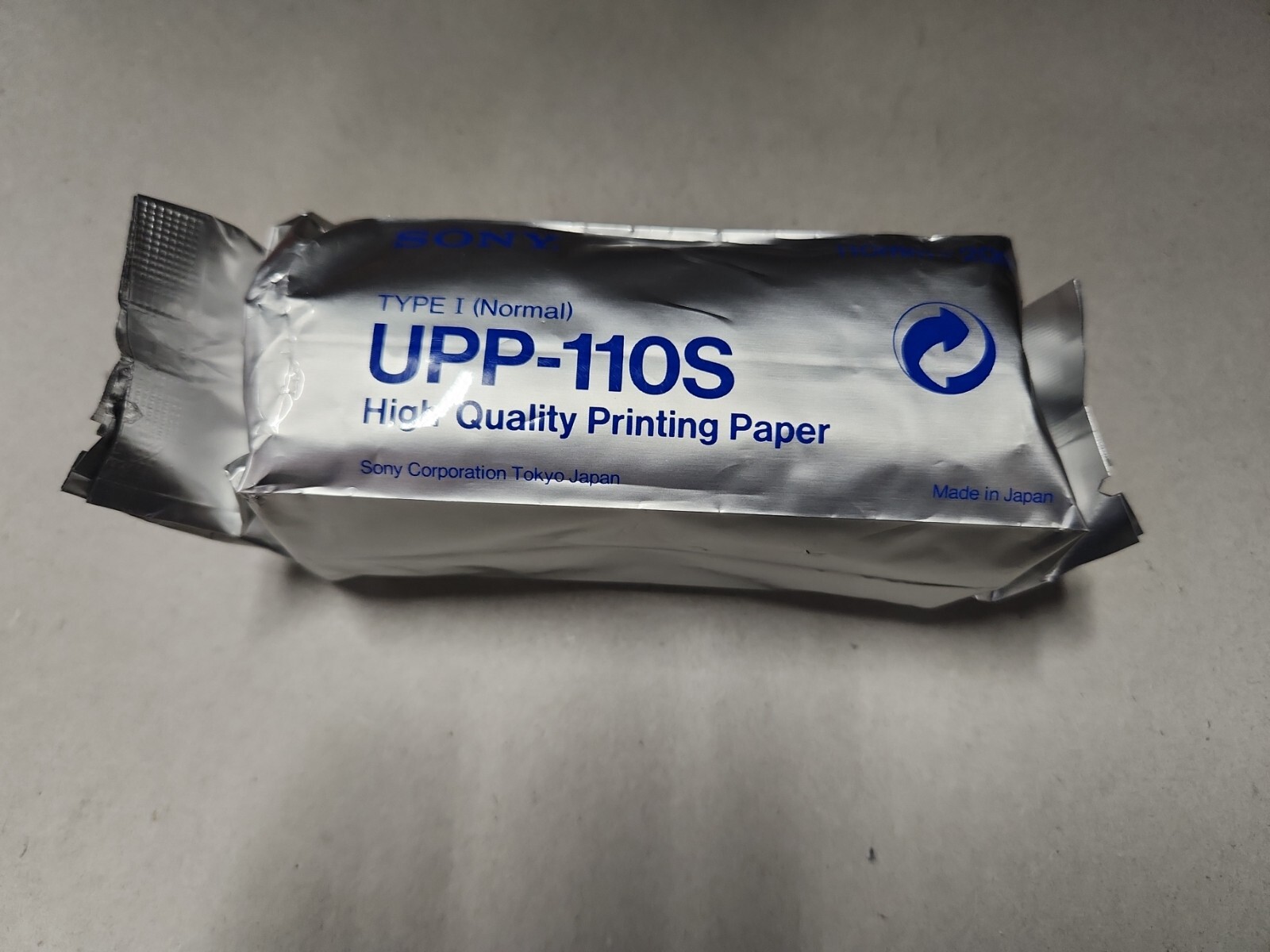Genuine Sony UPP-110S Thermal Print Media Paper 1 Roll 110m X 20m Black Type I