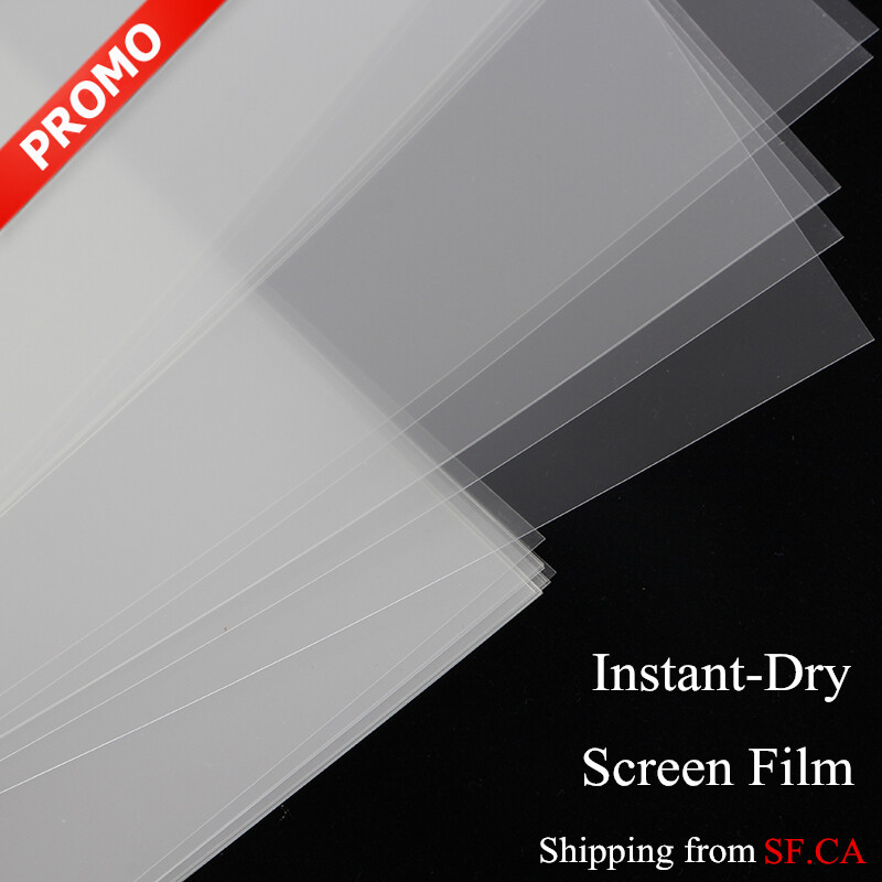 Waterproof Inkjet Quick Dry Milky Transparent Screen Film, 8.5″ x 11″，50 sheets