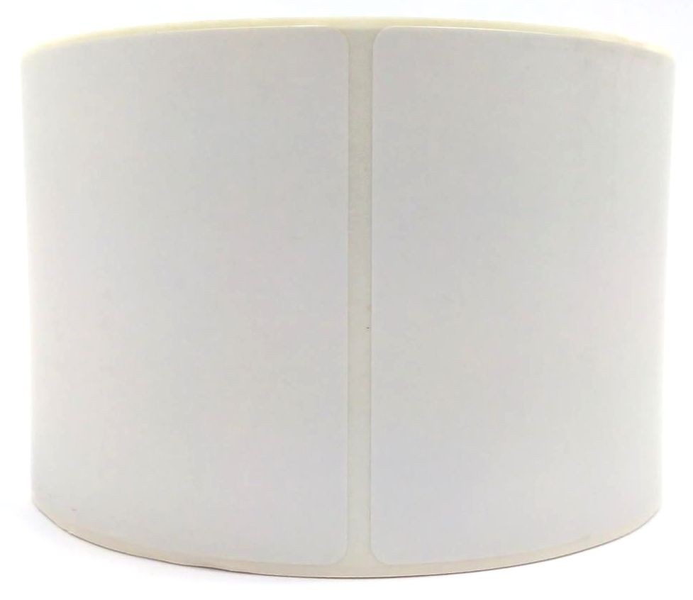 Zebra Thermal Transfer Labels 3″ x 3″ Adhesive White 95497 Genuine – 12 Rolls