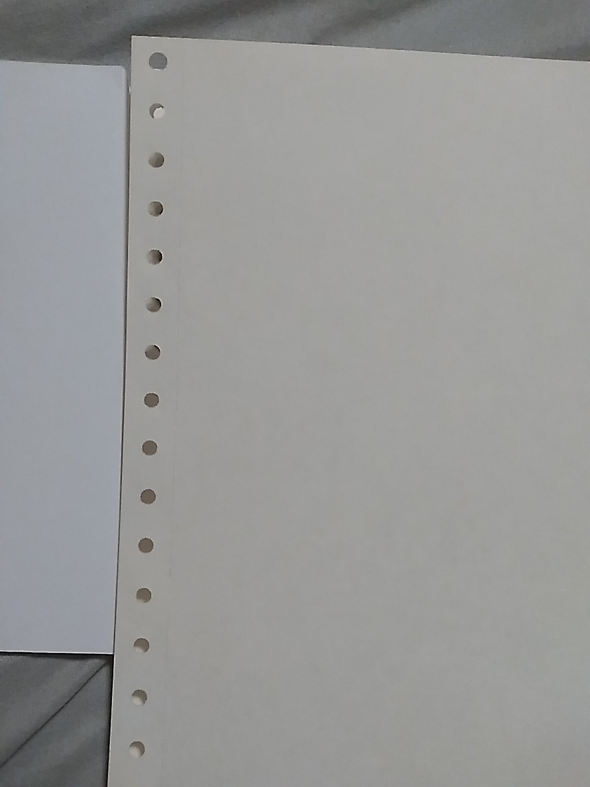 Continuous Dot Matrix Vintage Printer Paper 25 Sheets 8.5 x 11 1980s