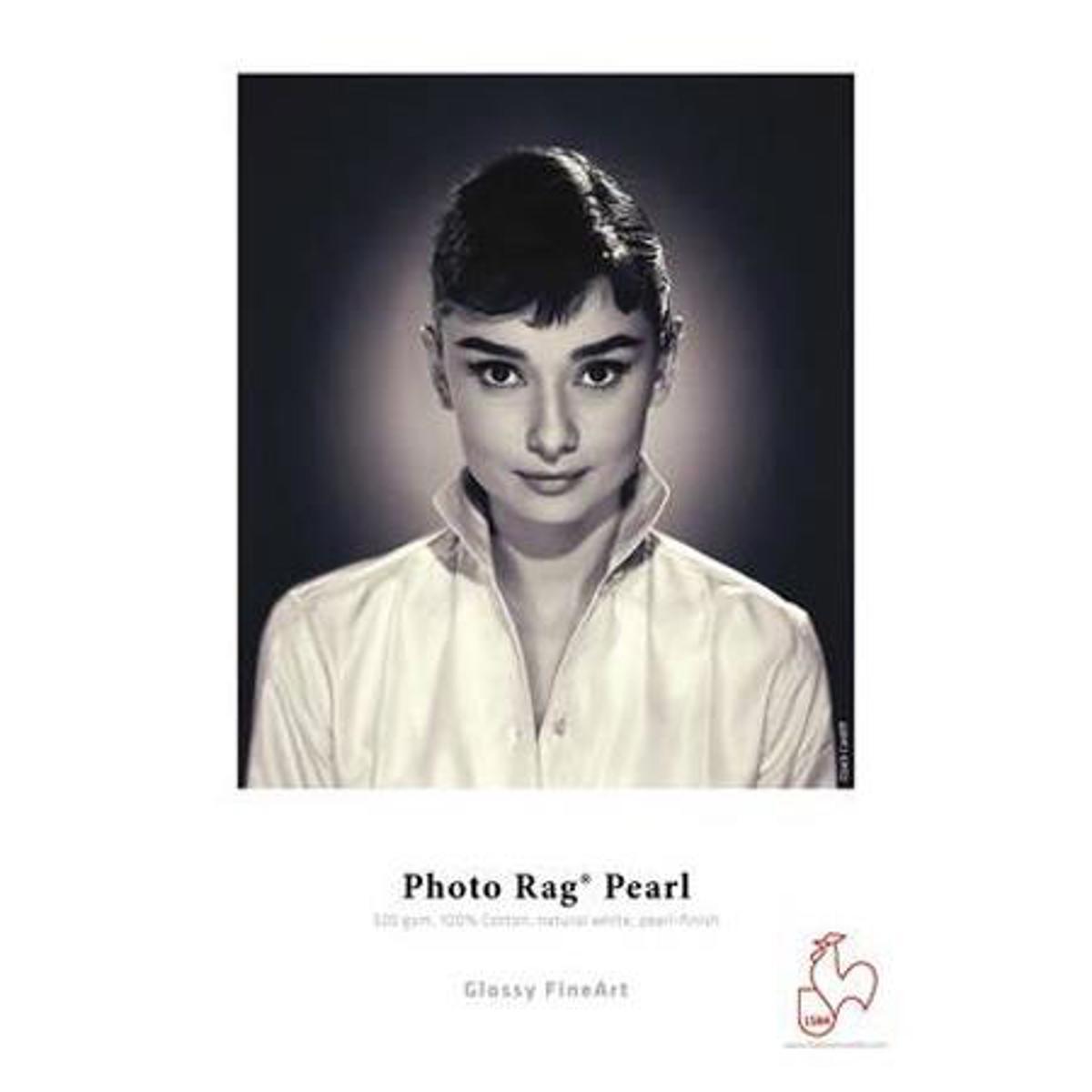 Hahnemuhle Pearl Rag Luster Cotton Photo Paper (17×22″), 25 Sheets #10641453