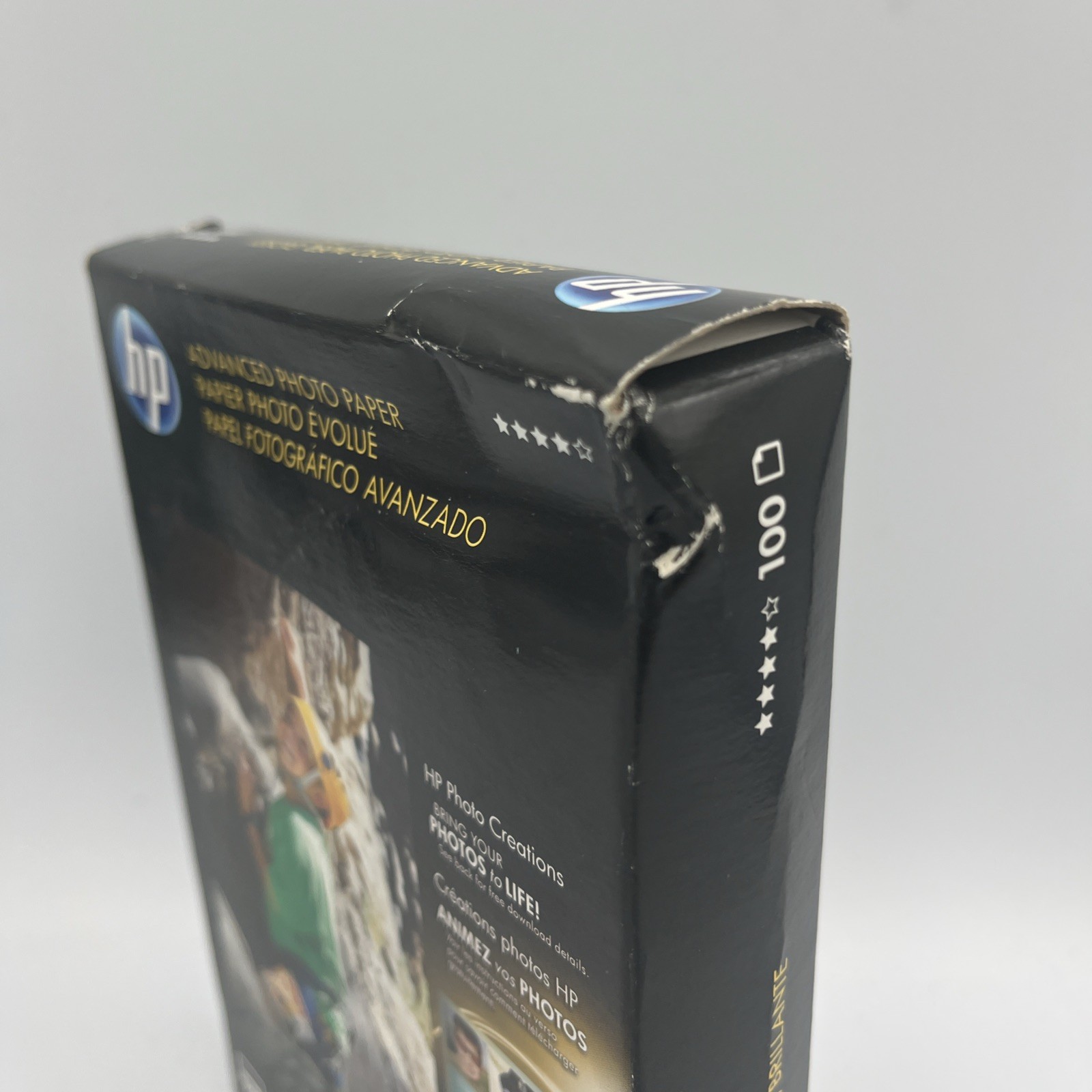 HP Advanced Photo Paper • Glossy • 4”x6” • 100 Sheets • GLOSSY • New /Sealed Box