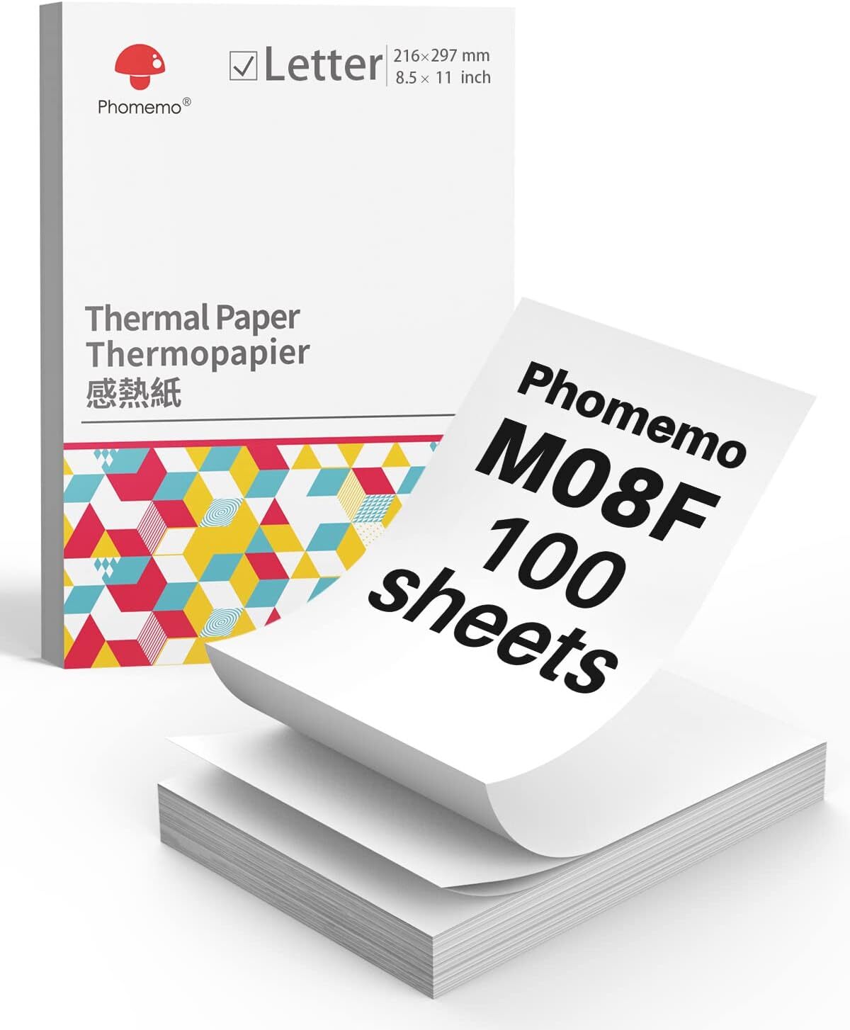 100x US Letter Thermal Paper For A4 Printer Brother PJ762/PJ763MFi M08F M832