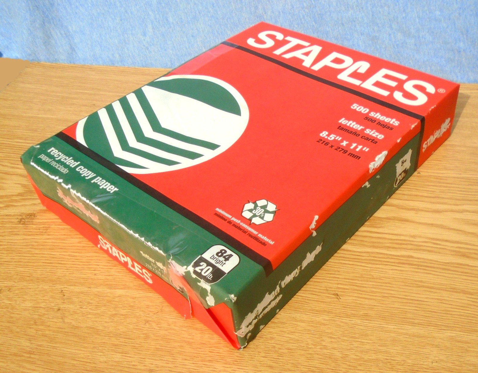 Staples Office Paper 8½”x11″ 20 lb. 500 Sheets 84 Bright – Sealed