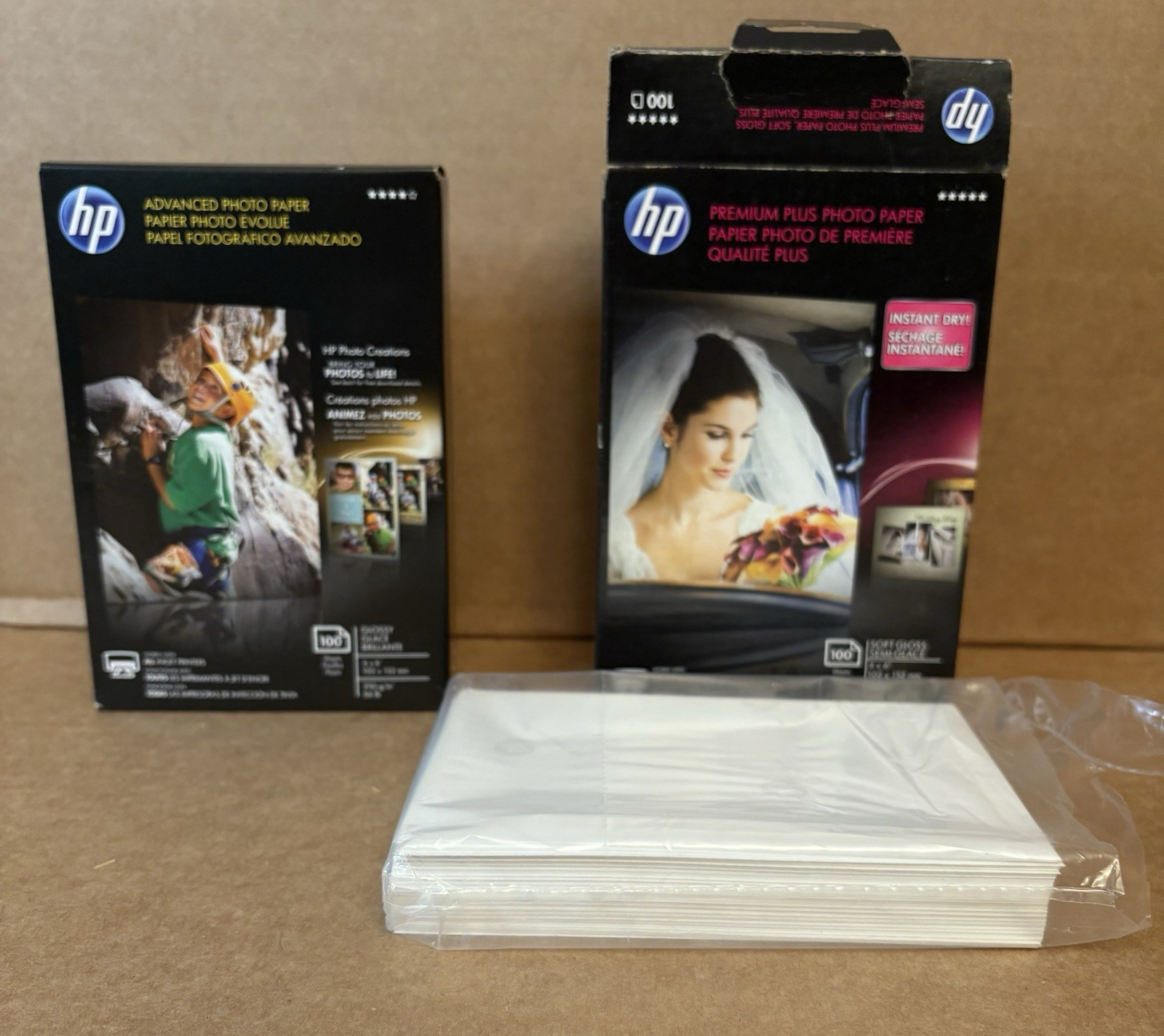 Hewlett Packard Q6638A 4 x 6 inch Glossy Printer Paper – 100 Sheets Sealed PLUS