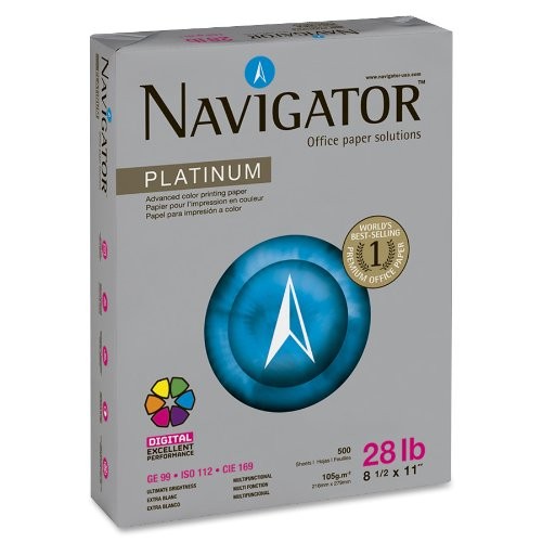 Soporcel NPL1128 Navigator Platinum Paper 28lb 2500 Sheets