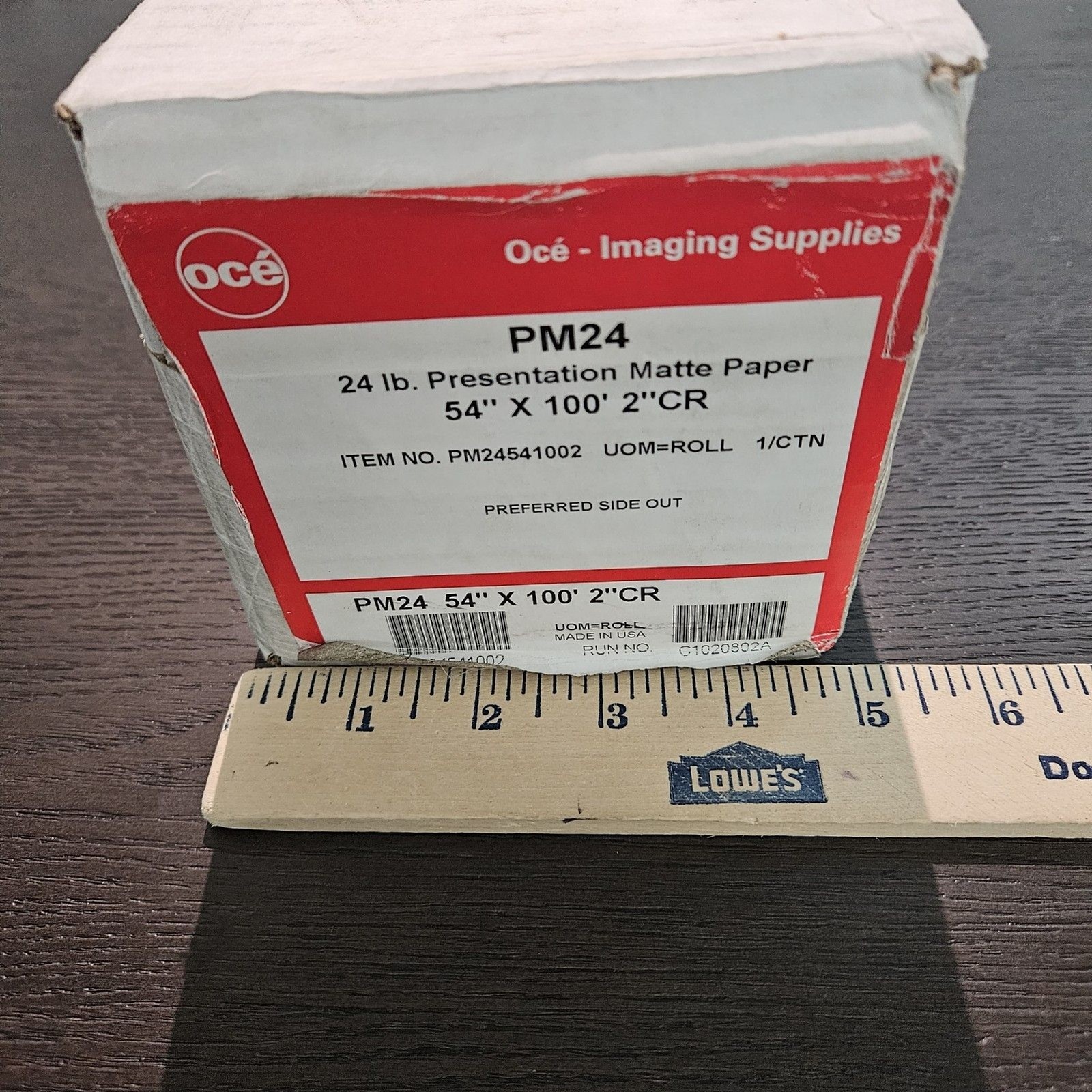 OCE PM24 Matte Presentation Paper 54″ X 100′ 2″ Core 24 Lbs Roll