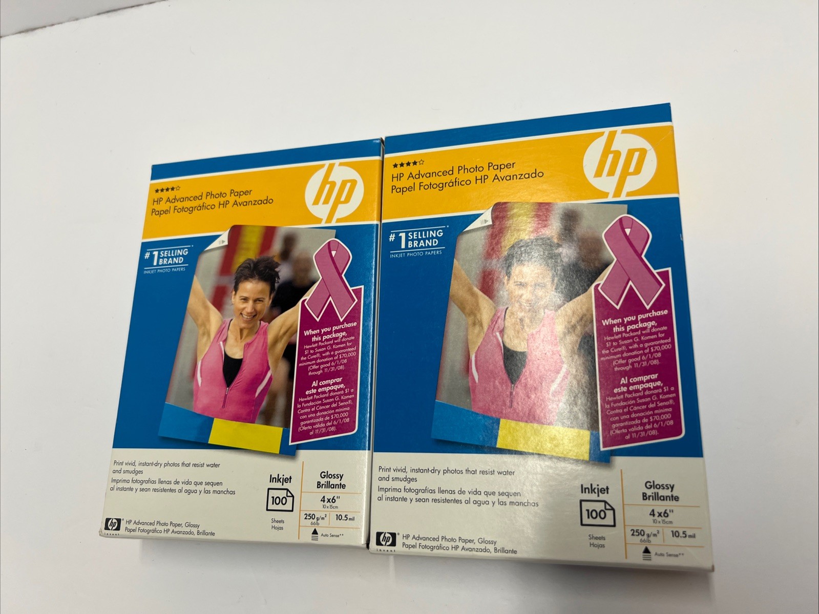 HP Advanced Photo Paper Glossy 100 Sheets 4×6″ Inkjet Boxed (Set Of 2) Boxed
