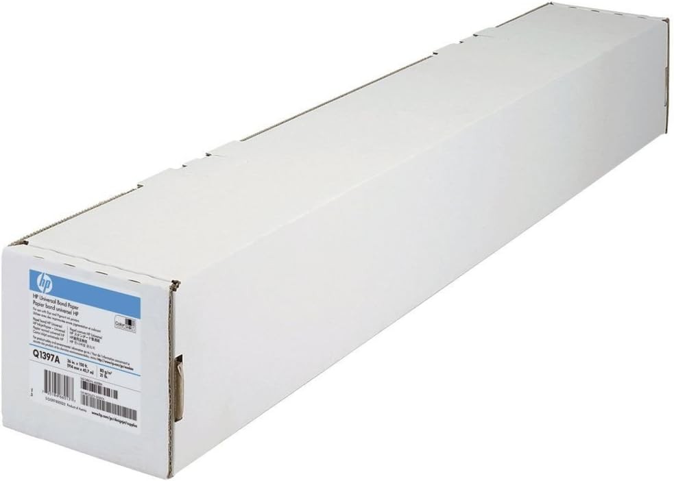 Hewlett-Packard Q1397A Universal Bond Paper-914 mm x 45.7 m 36 in x 150 ft