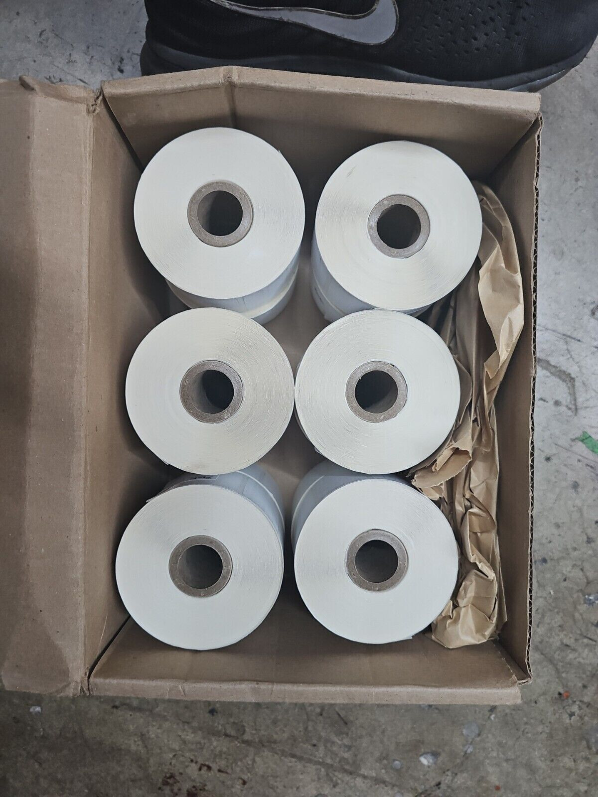 Blank Label Legend White / Gray Thermal Paper 1-1/4″ x 2-1/4″ (12 rolls)