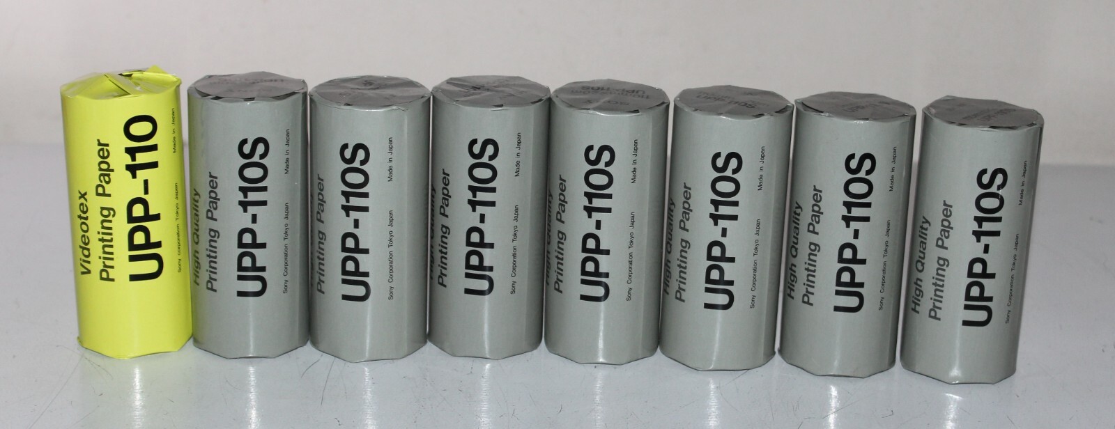 7x Sony UPP-110S Black & White Thermal Print Paper 1x UPP-110 new sealed