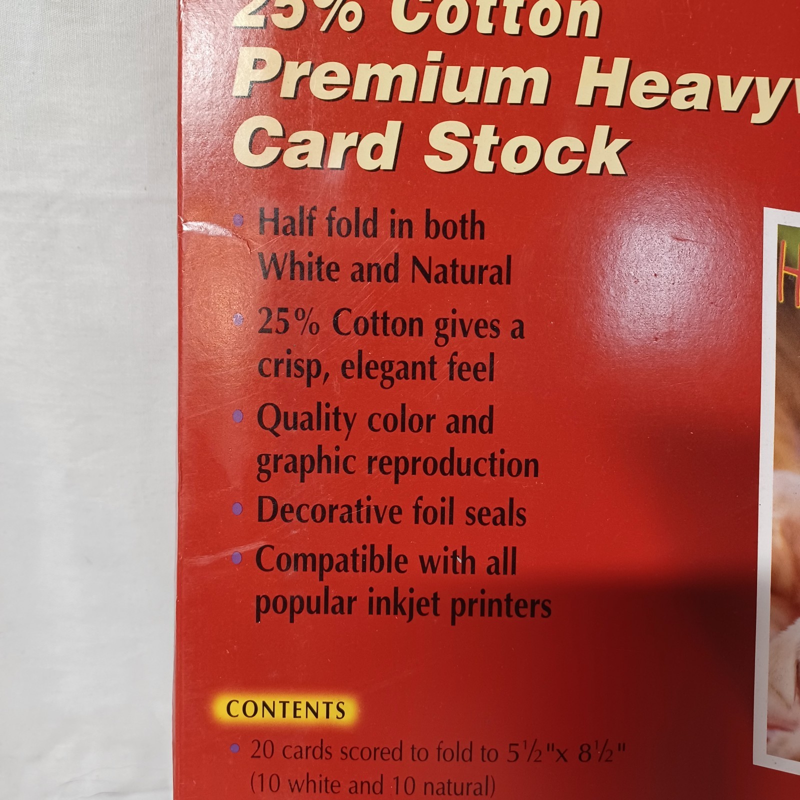 Southworth Greeting Cards & Envelopes White & Natural 25% Cotton Ink Jet Printer