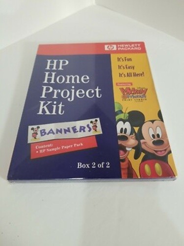 HP Home Project Kit – Banners: Sample Paper – Box 2 – – Brand New Factory Sealed