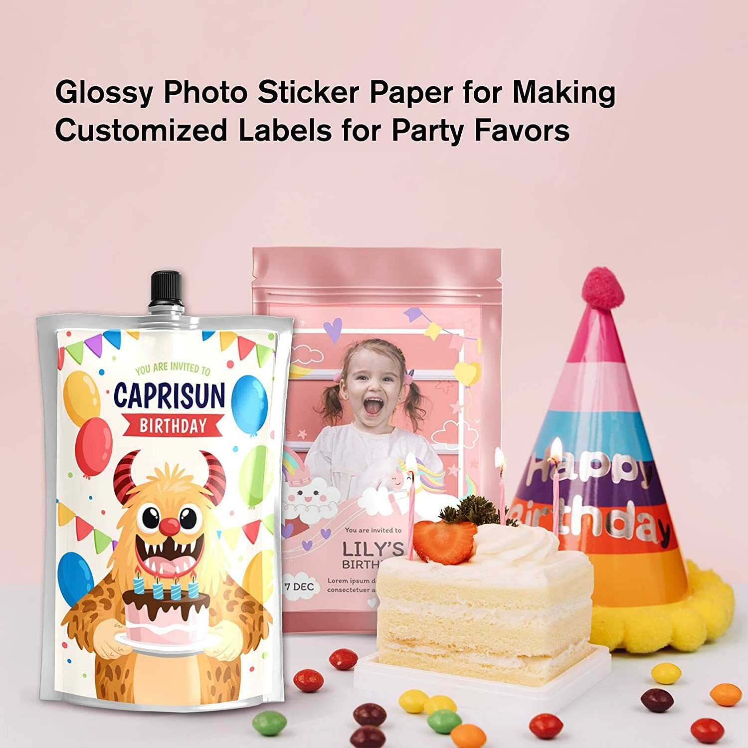 360 Sheets Koala Glossy Sticker Paper 8.5×11 Inkjet Printer Adhesive Photo Paper