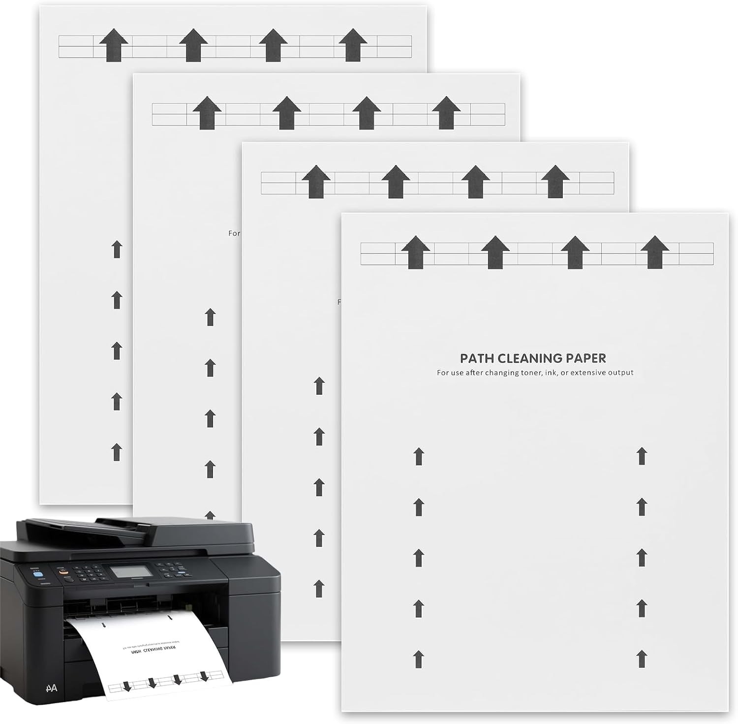 Printer Cleaning Sheets 15-Pack-【Removes Ink, Dust, Dirt & Debris】8.5 x 11 In…