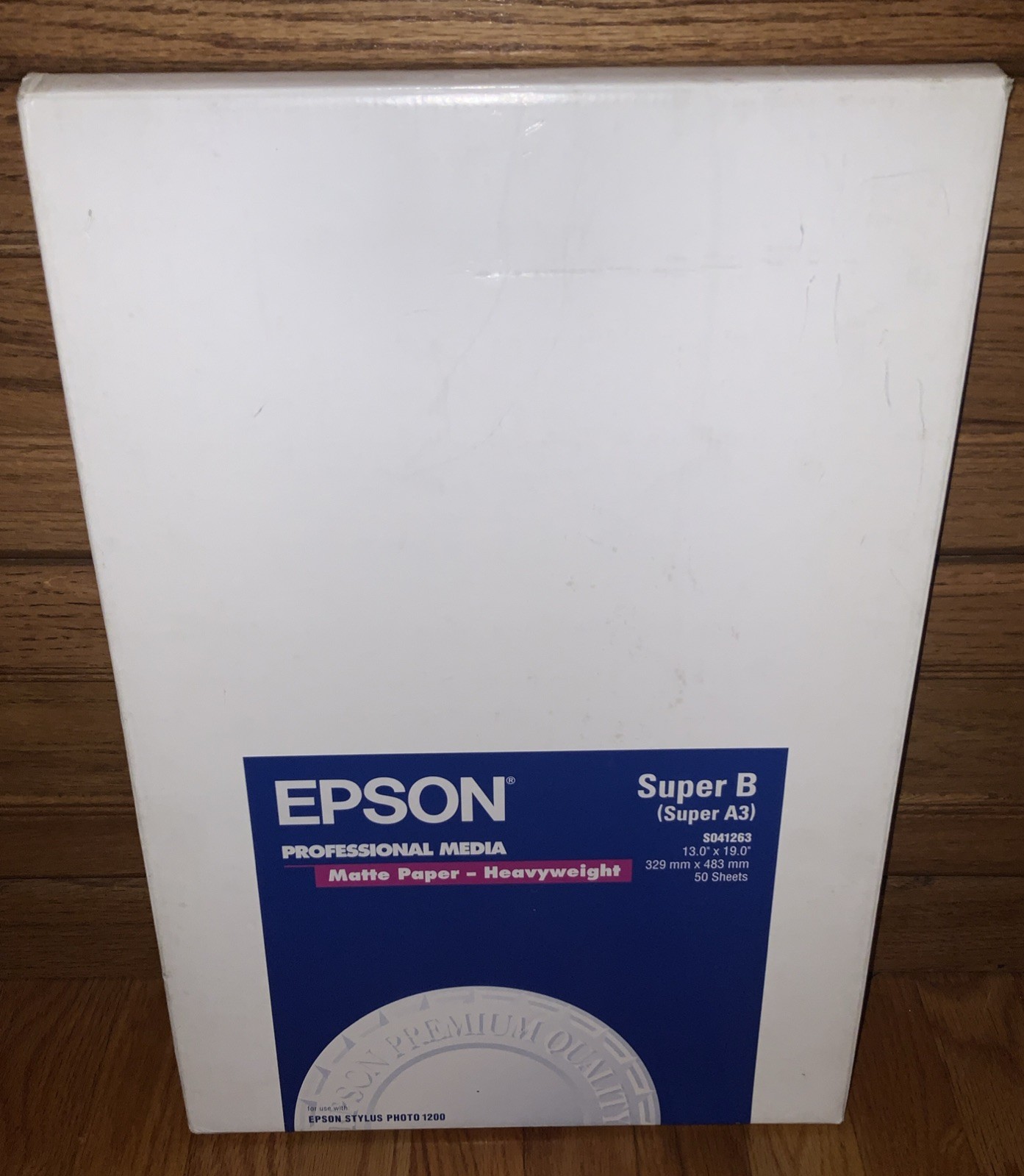 Epson Professional Media 13 x 19 Super B S041263 Professional MATTE 50 Sheets