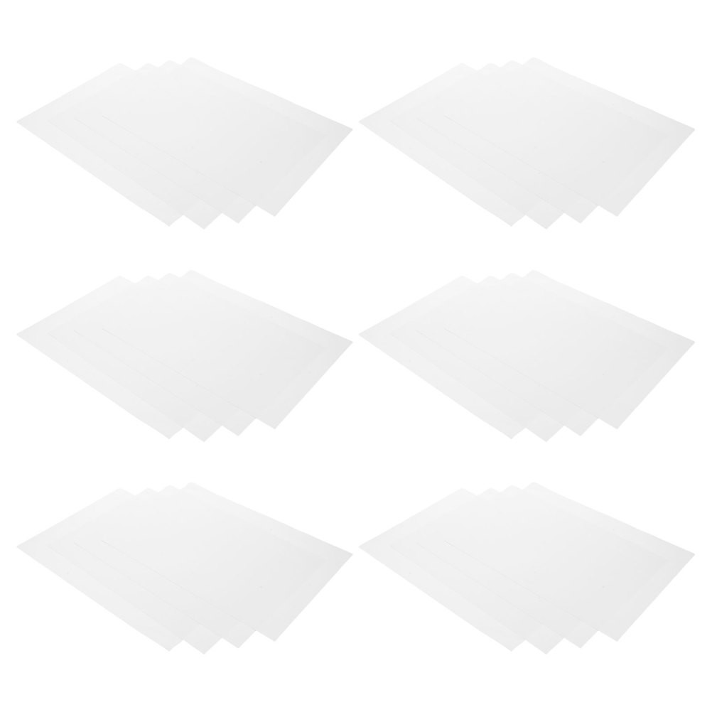 50 Pcs Matte Sticker Paper Labels for Printer Peel and Bin Organization