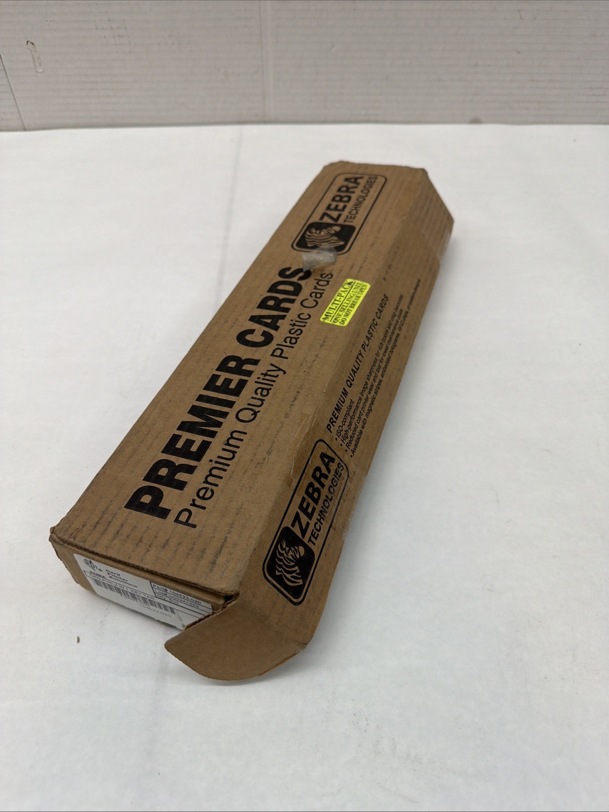 Zebra Premier PVC Card (500 Pack) 500 pz 30 mil 3-Up 104523-020