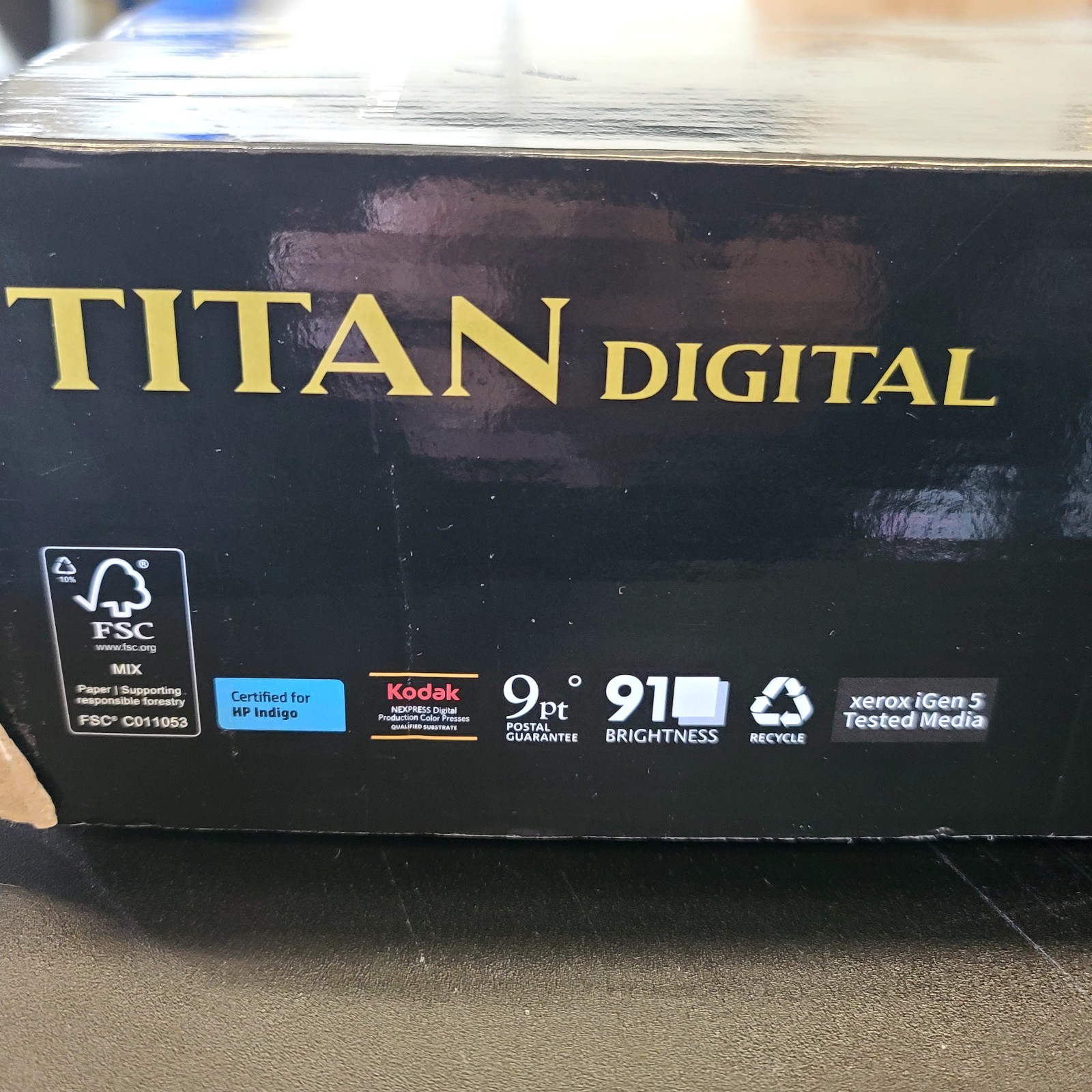 Hansol Paper® Titan Digital White Dull 80 lb. Cover 66M 18×12 in. 480 Sheets