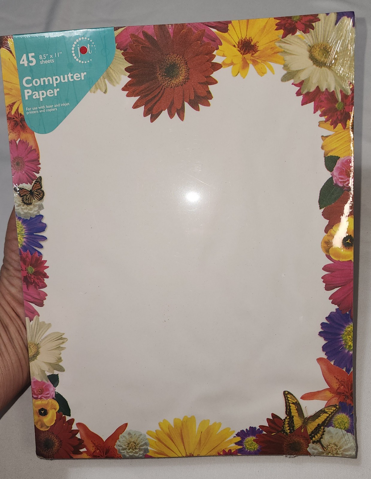 NEW Computer Printer Paper 45 Sheets 8.5″ x 11″ Greenbrier Jot Lot Of 4