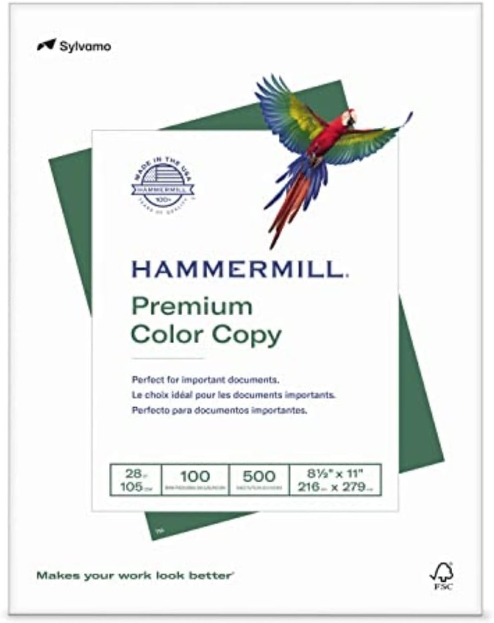 High-Quality 28 lb Copy Paper – 100 Bright – 500 Sheets