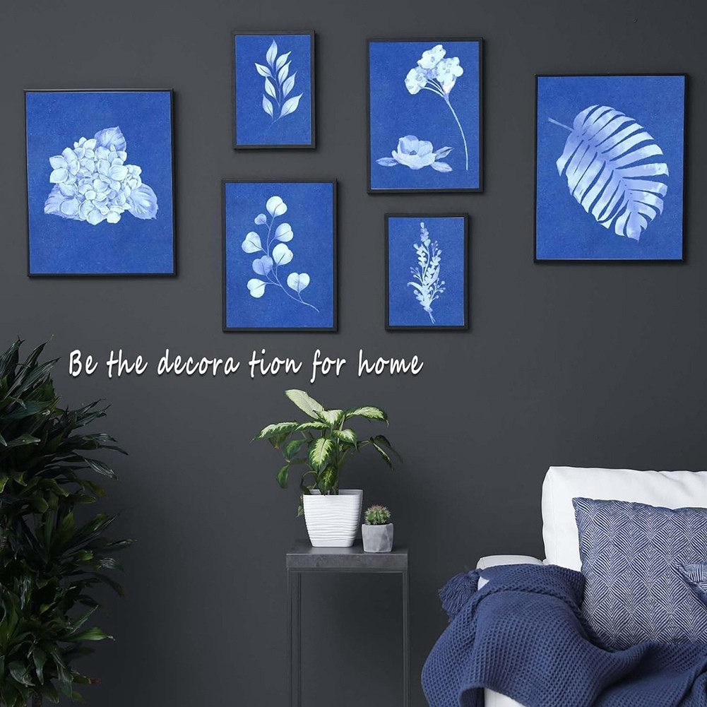 60 Sheets Cyanotype Sun Print Art Kit High Sensitive Sun Nature-Sun2202